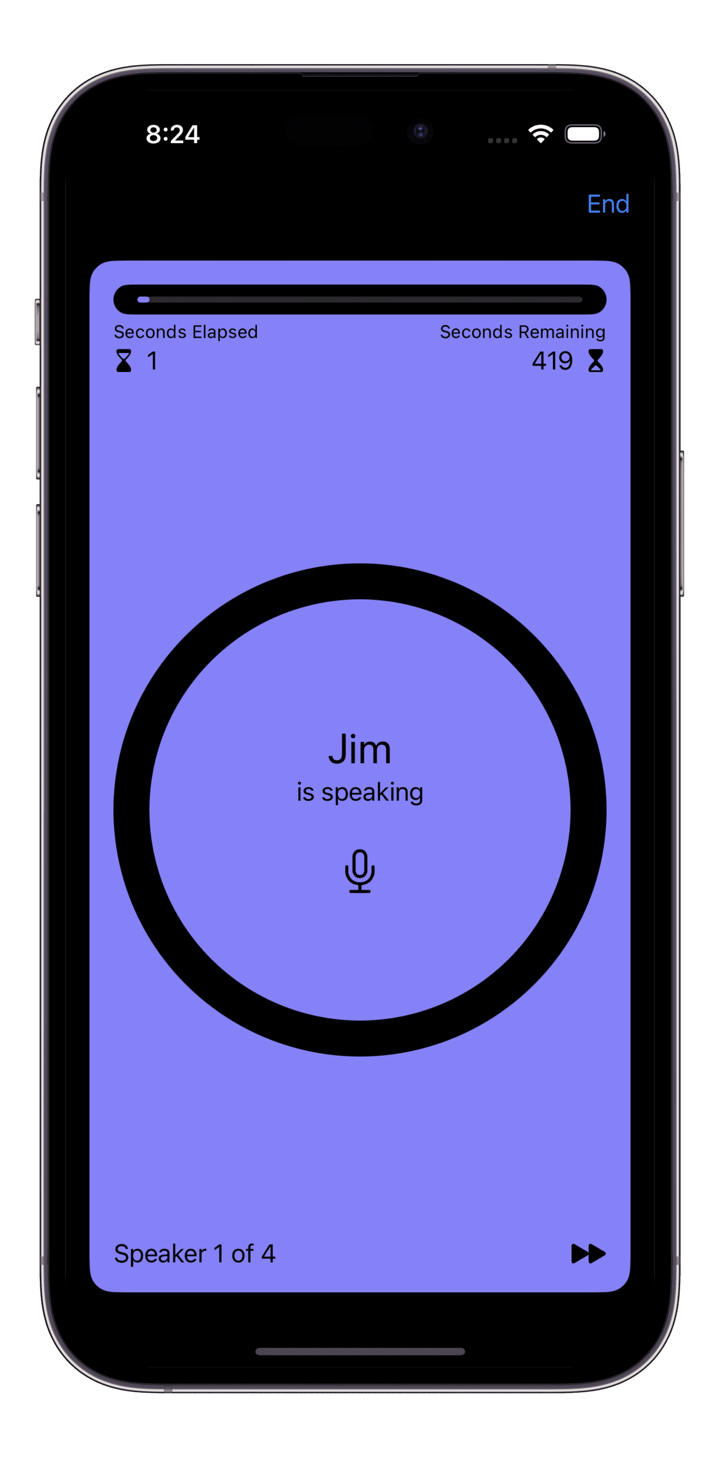 Scrumdinger App Screenshot 2